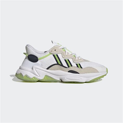 manchester united x adidas ozweego trainers - white|adidas White Manchester United x Ozweego Trainers .